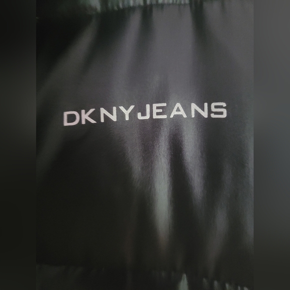 DKNY Black Puffer Coat with Duck Down & Feathers - Picture 2 of 5